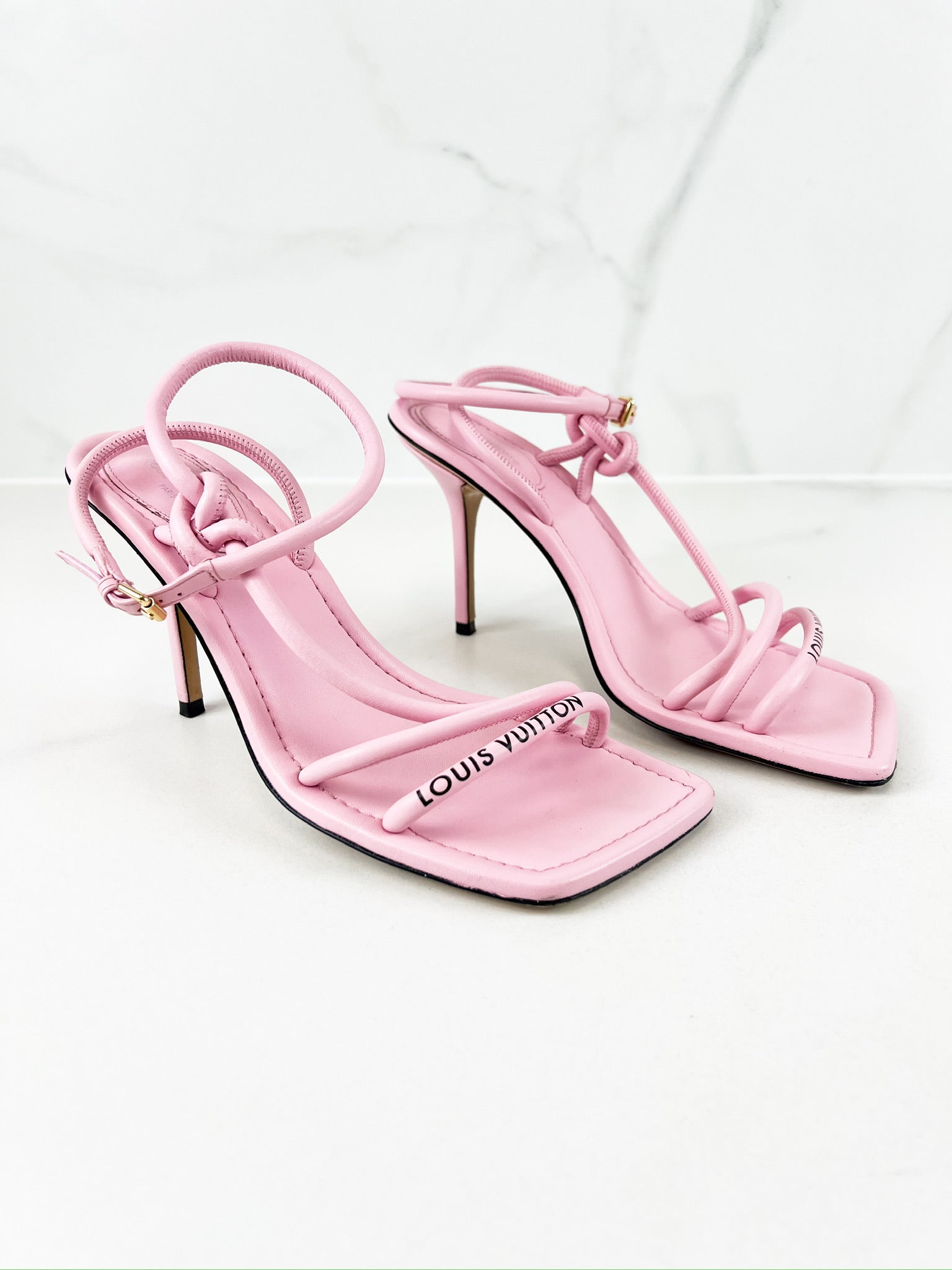 Louis Vuitton Noval Sandal Pink 37.5