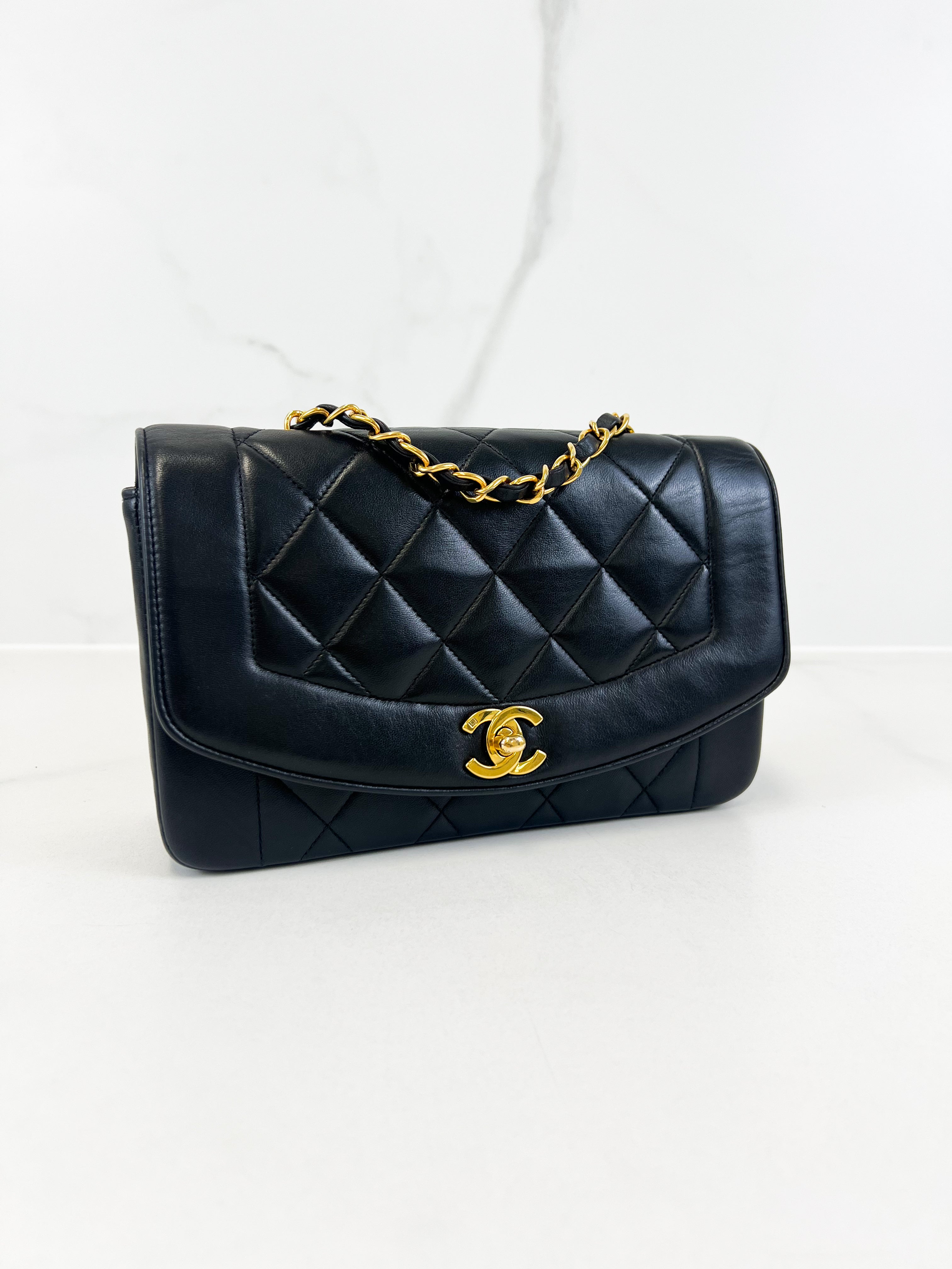 Chanel Vintage Diana Flap Medium Lambskin