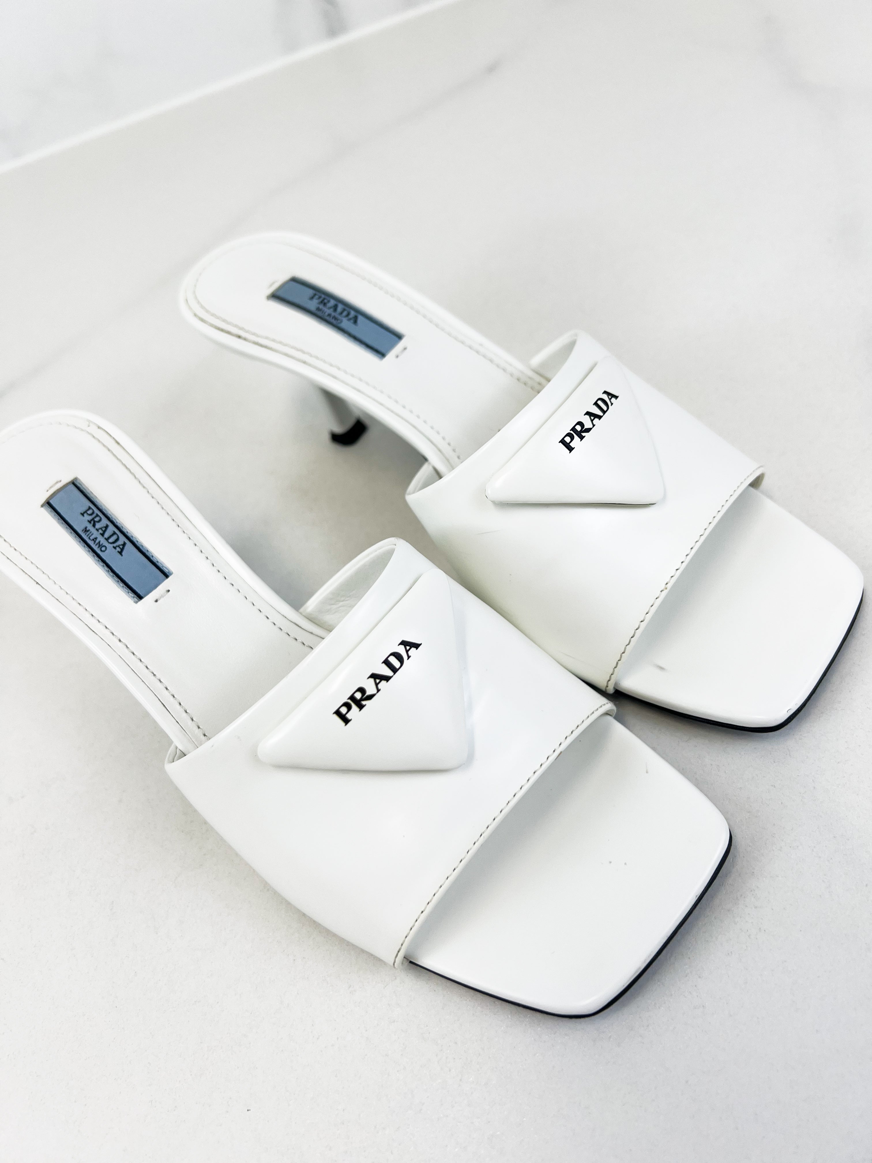 Prada Mule 75mm Size 37.5