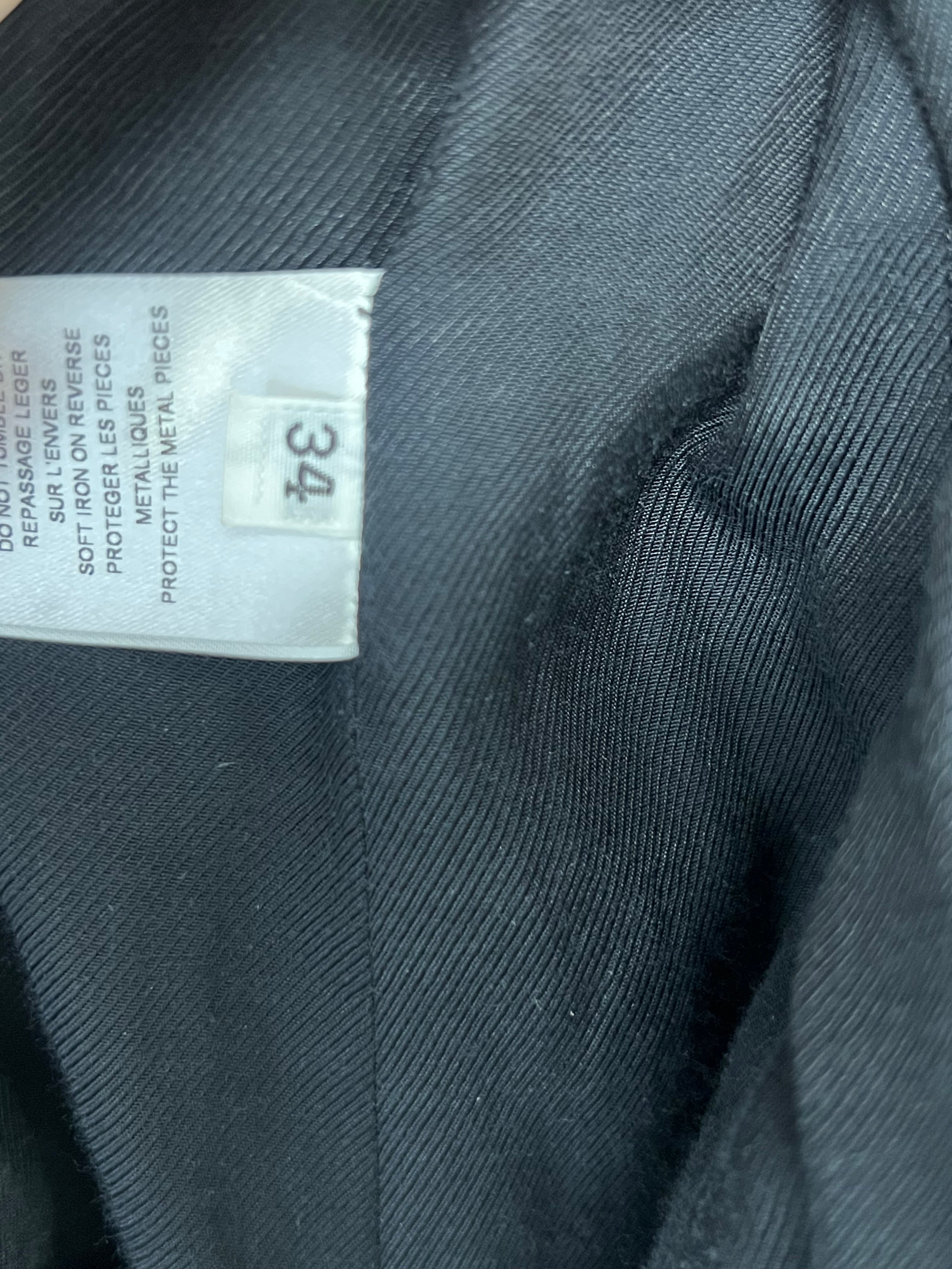 Balmain Blazer with Silver Buttons in Black Size 34 (6)