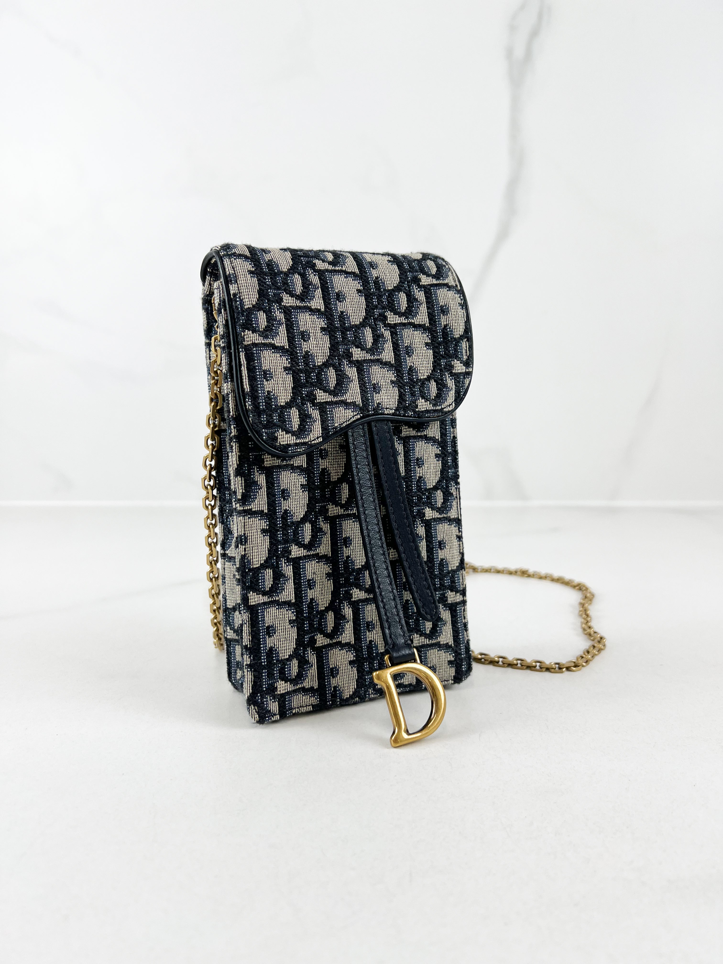 Christian Dior Oblique Vertical Saddle