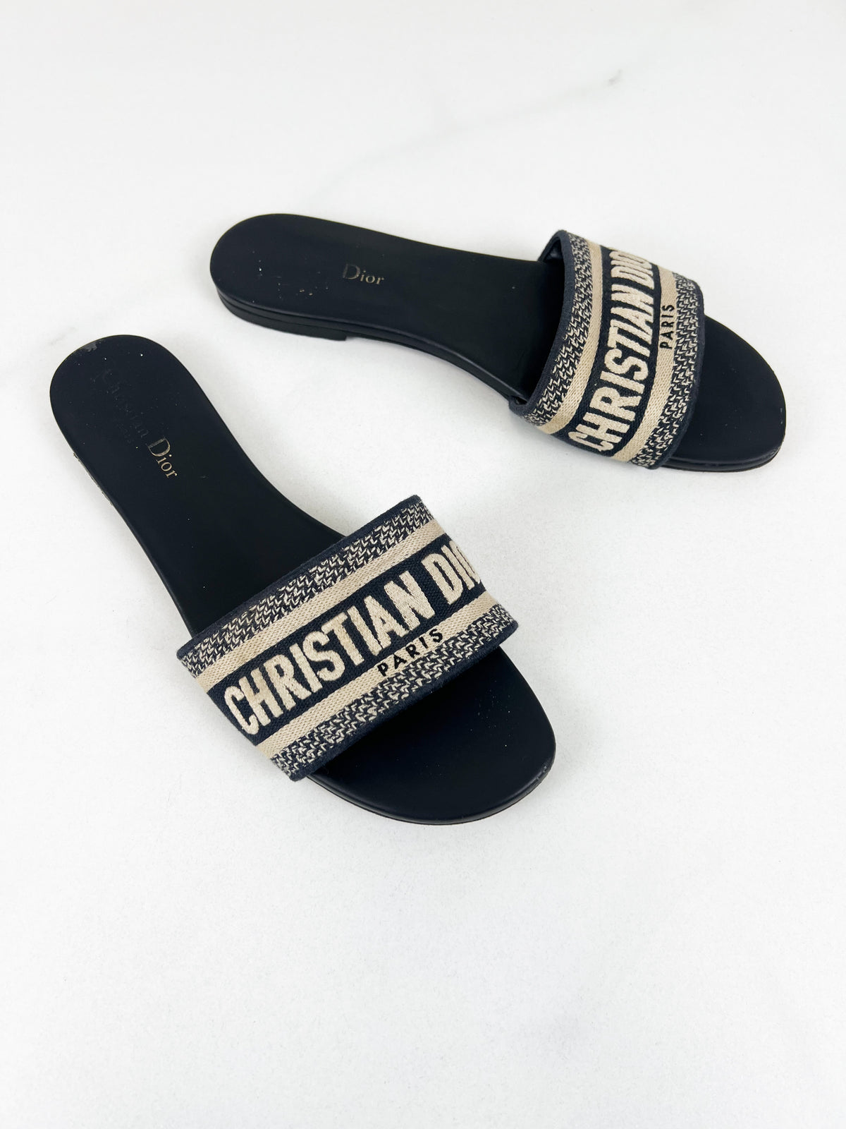 Christian Dior Dway Slides Size 41