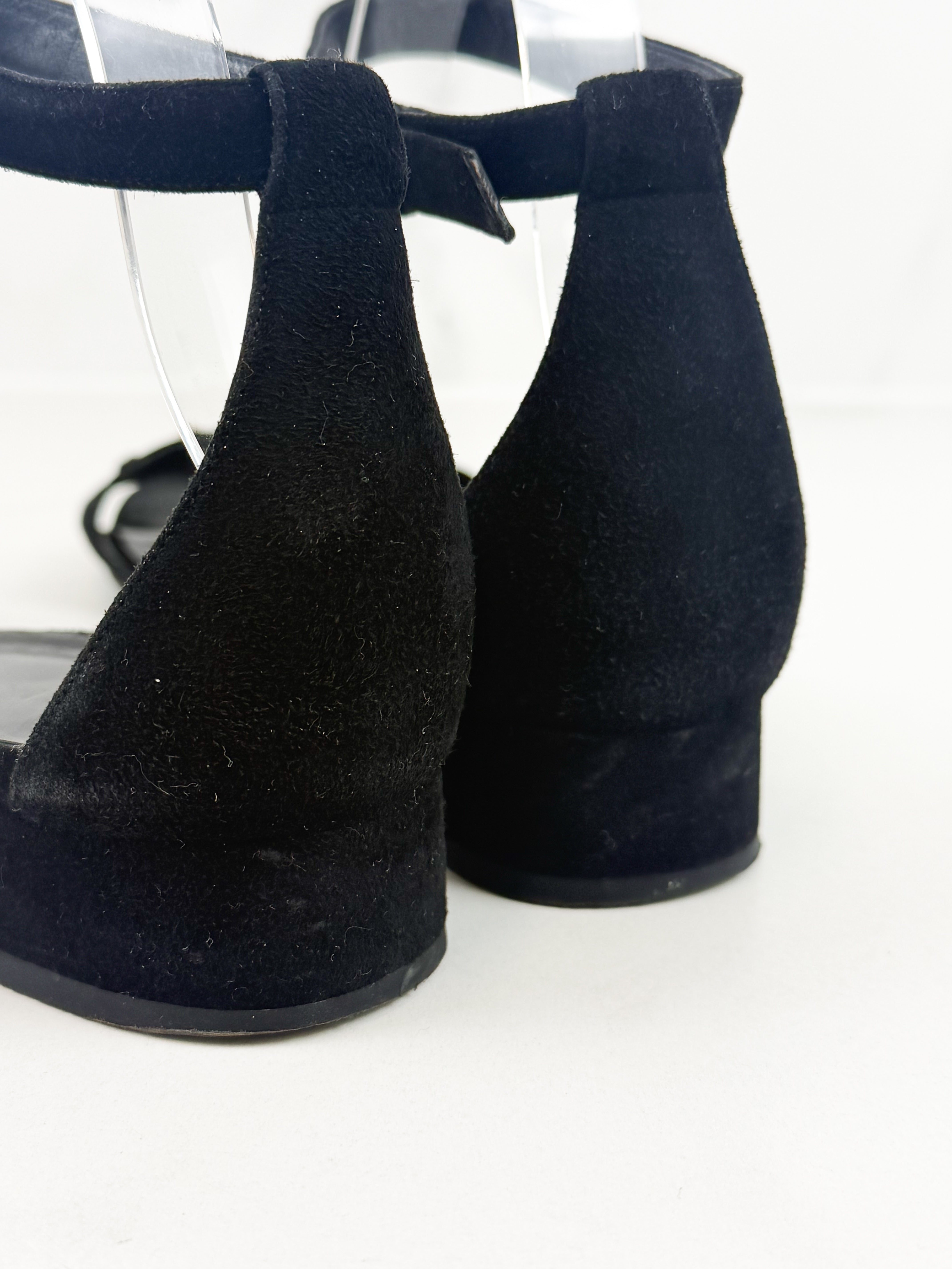 Gucci Horsebit Leather Heel Sandal Size 40.5