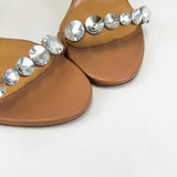 Aquazzura Tequila 105mm Leather Sandals Size 39
