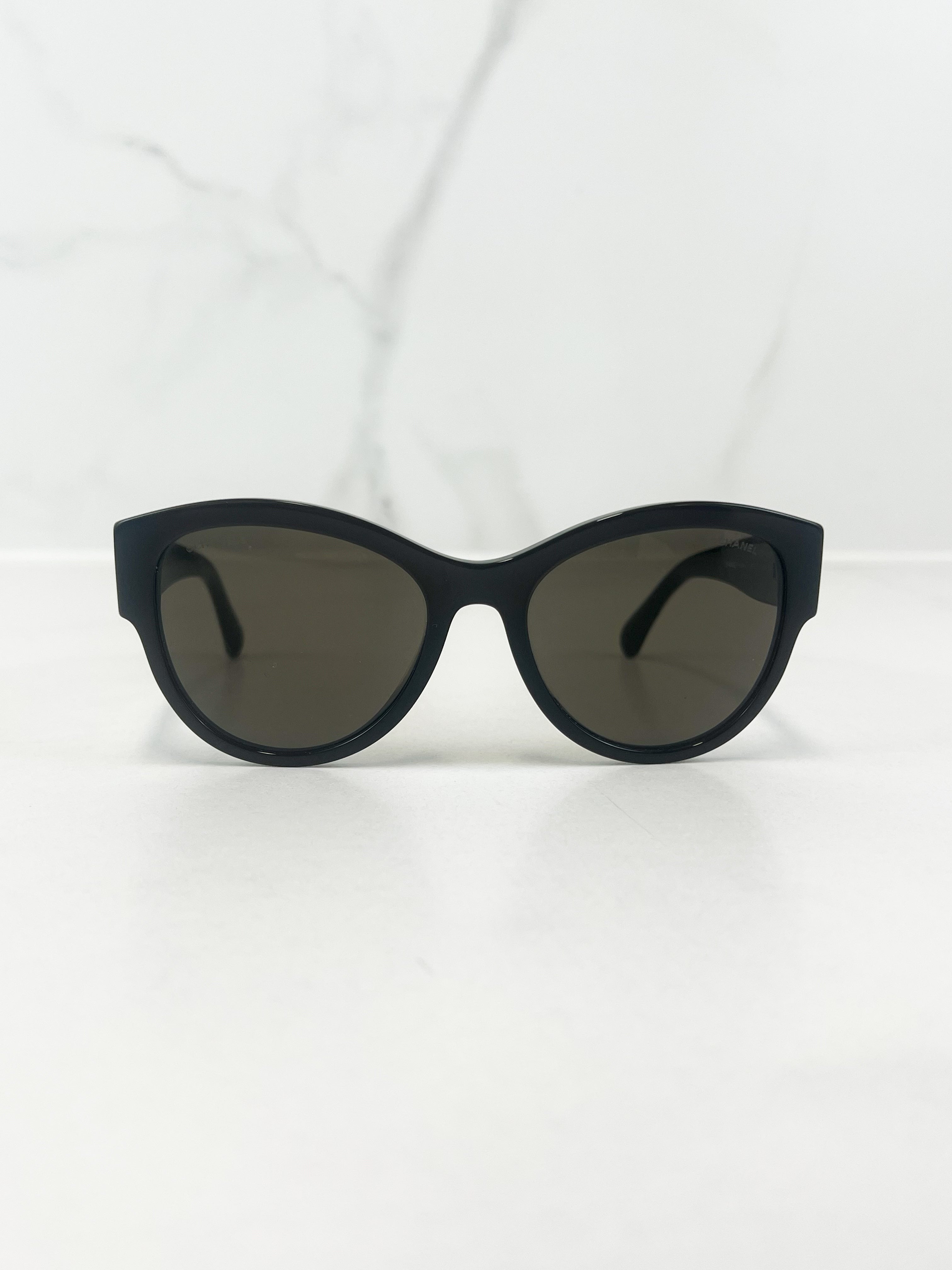 Chanel Black Pantos Sunglasses