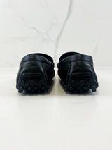 Louis Vuitton Men's Monte Carlo Calfskin Black Loafers Size 10