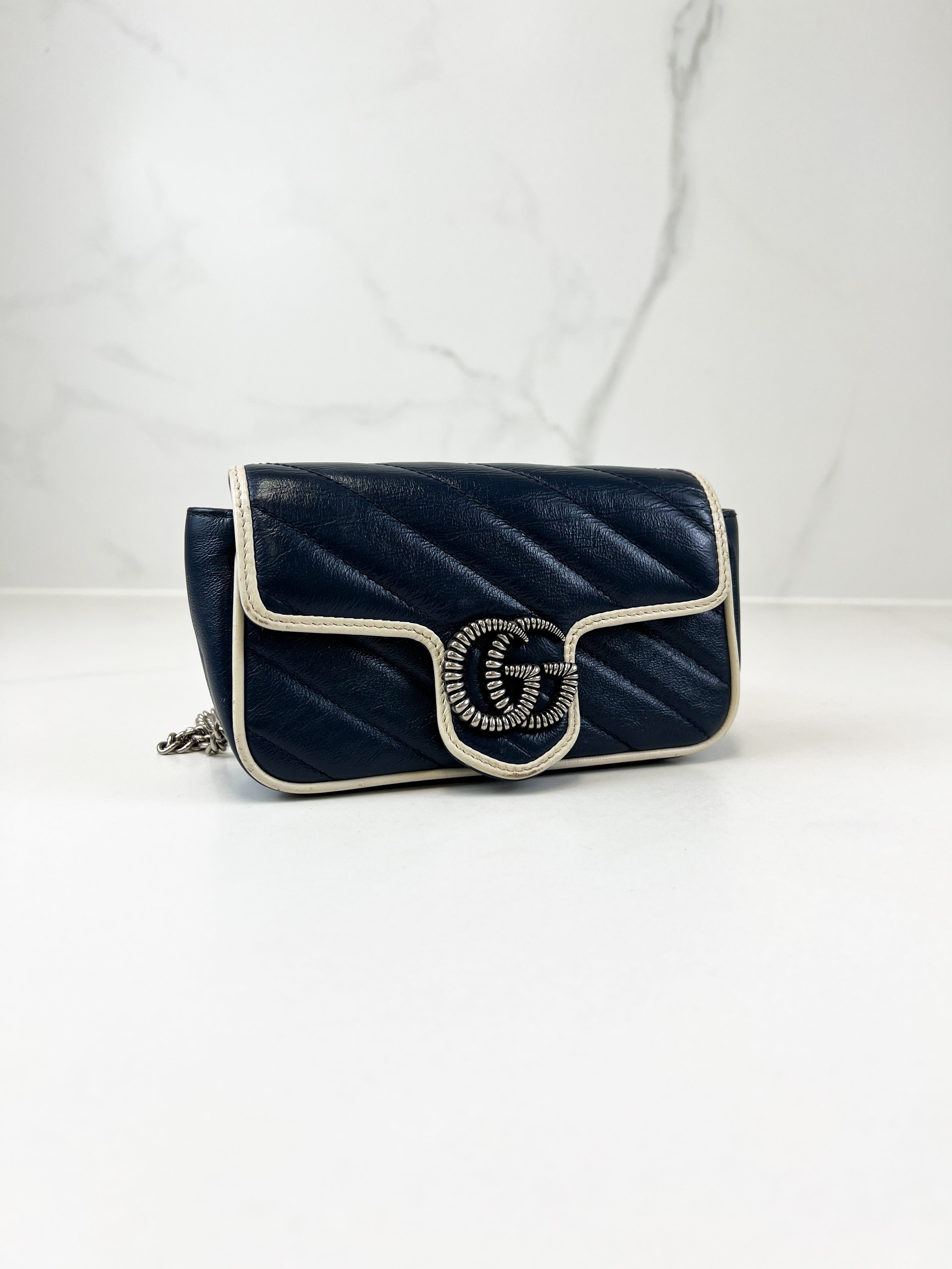 Gucci Marmont Leather crossbody Nano Bag
