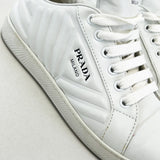 Prada White Leather Sneaker Size 36