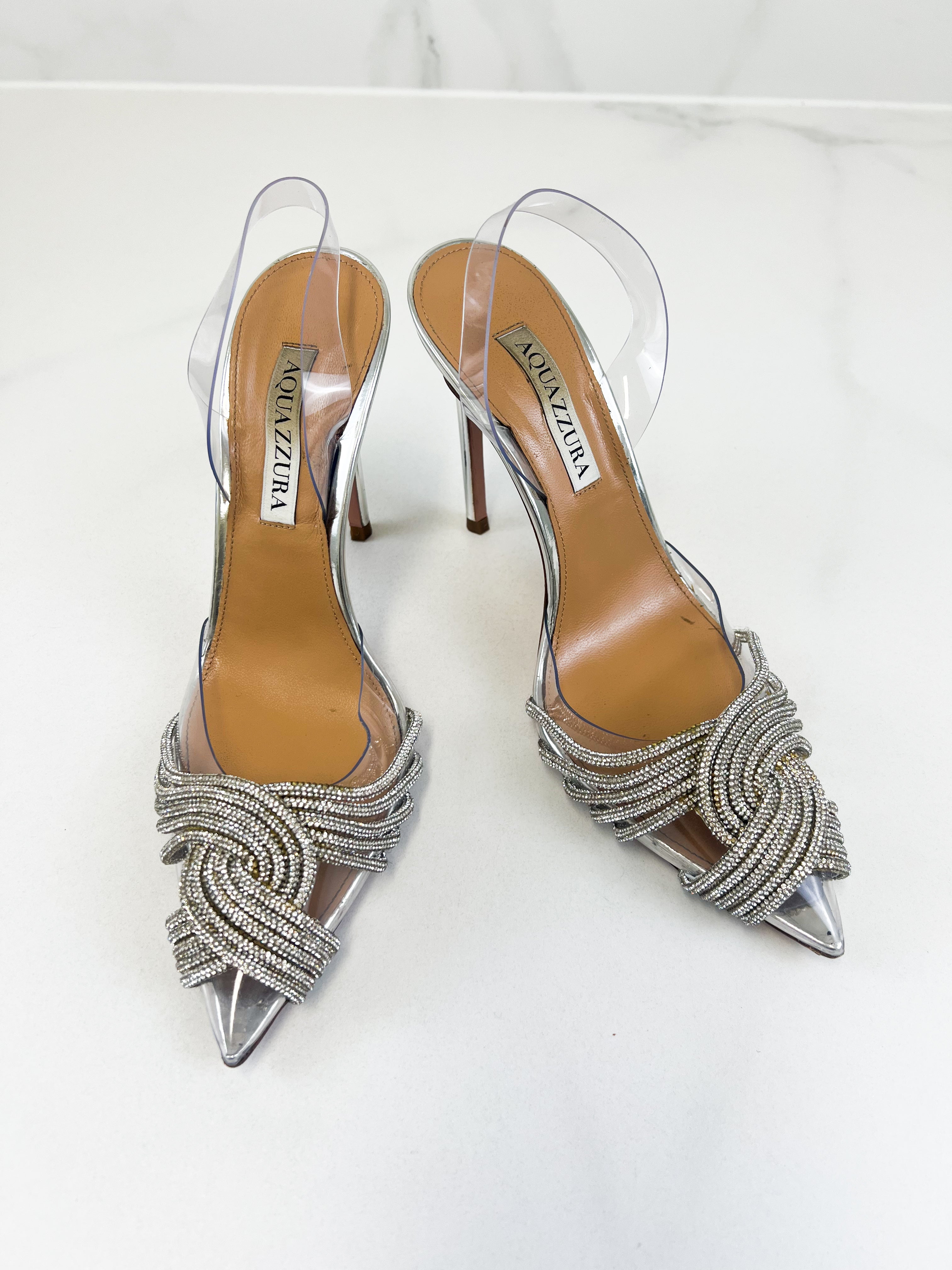 Aquazzura Gatsby Sling 105 Size 36.5