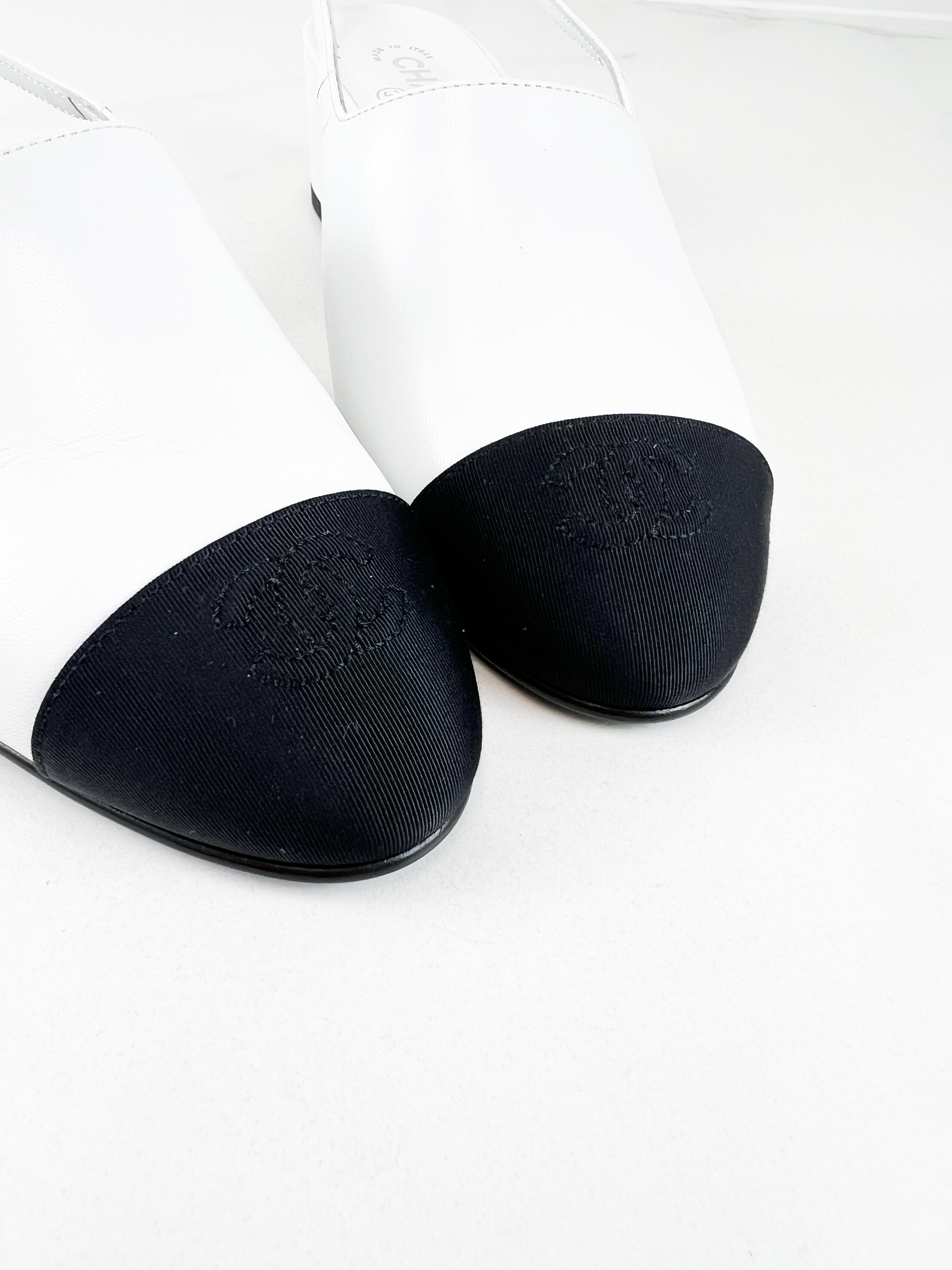 Chanel Lambskin Slingback Size 40.5C