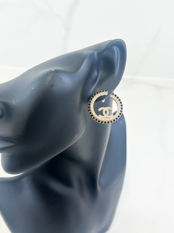 Chanel CC Large Studs