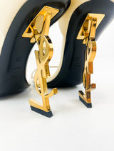 Saint Laurent Opyum Leather Sandal Size 39