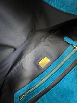 Fendi FF Suede Baguette Bag
