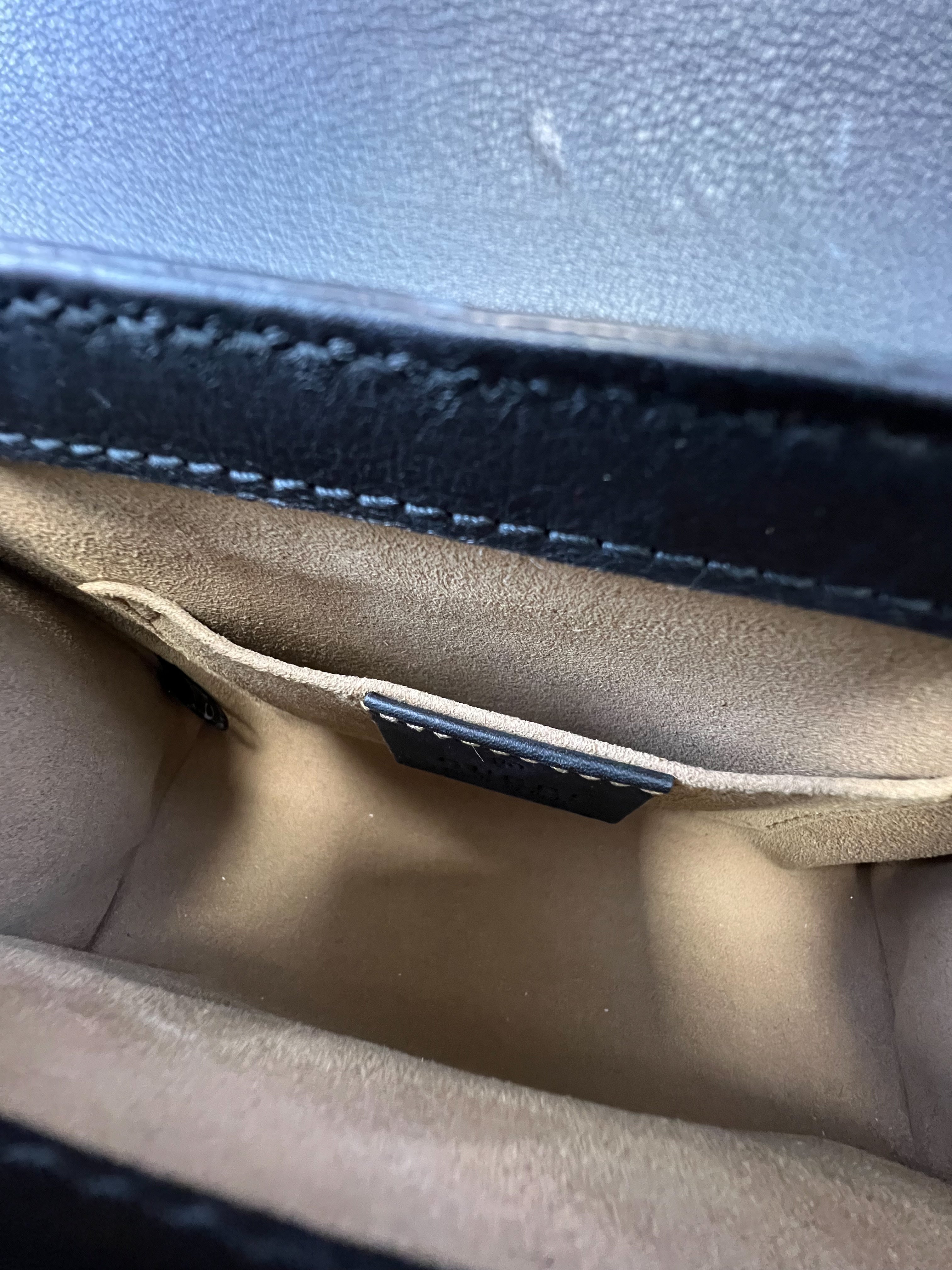 Gucci GG Supreme Small Padlock Shoulder Bag