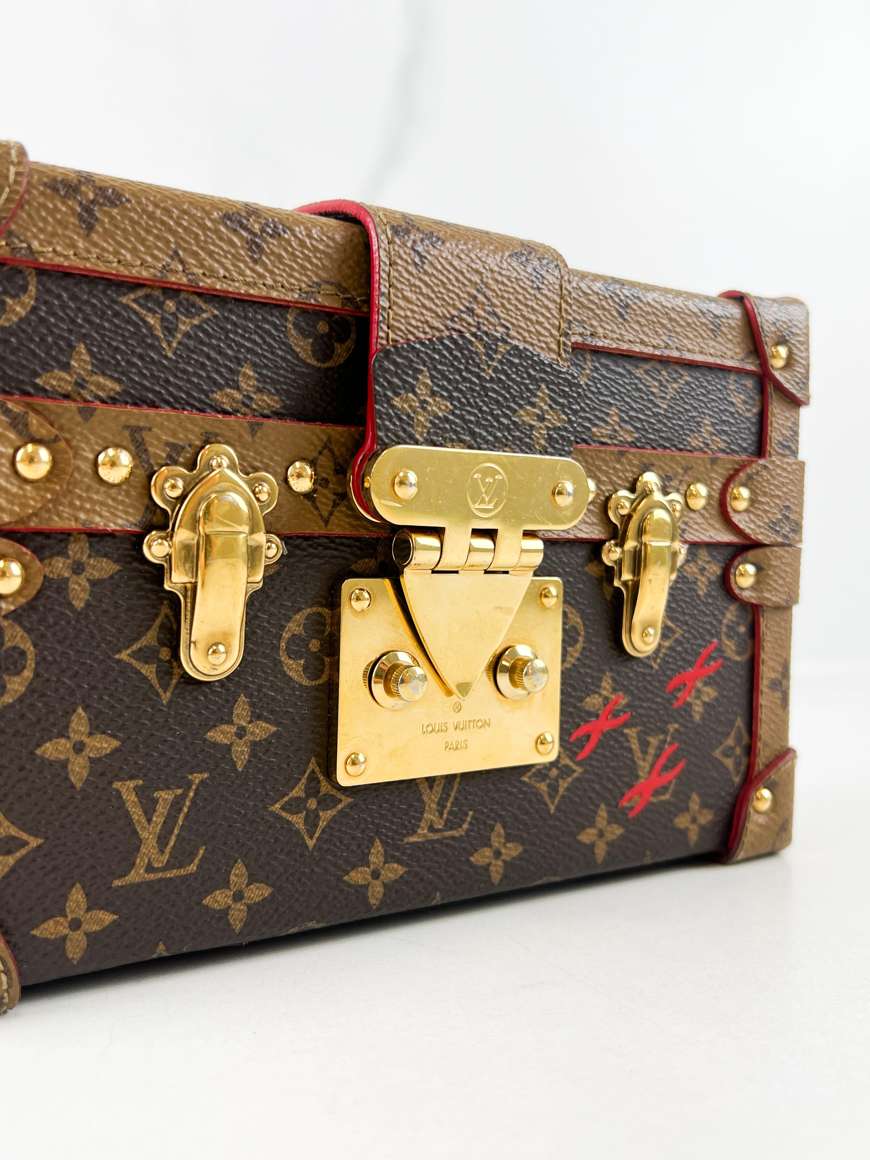 Louis Vuitton Reverse Petite Malle Bag