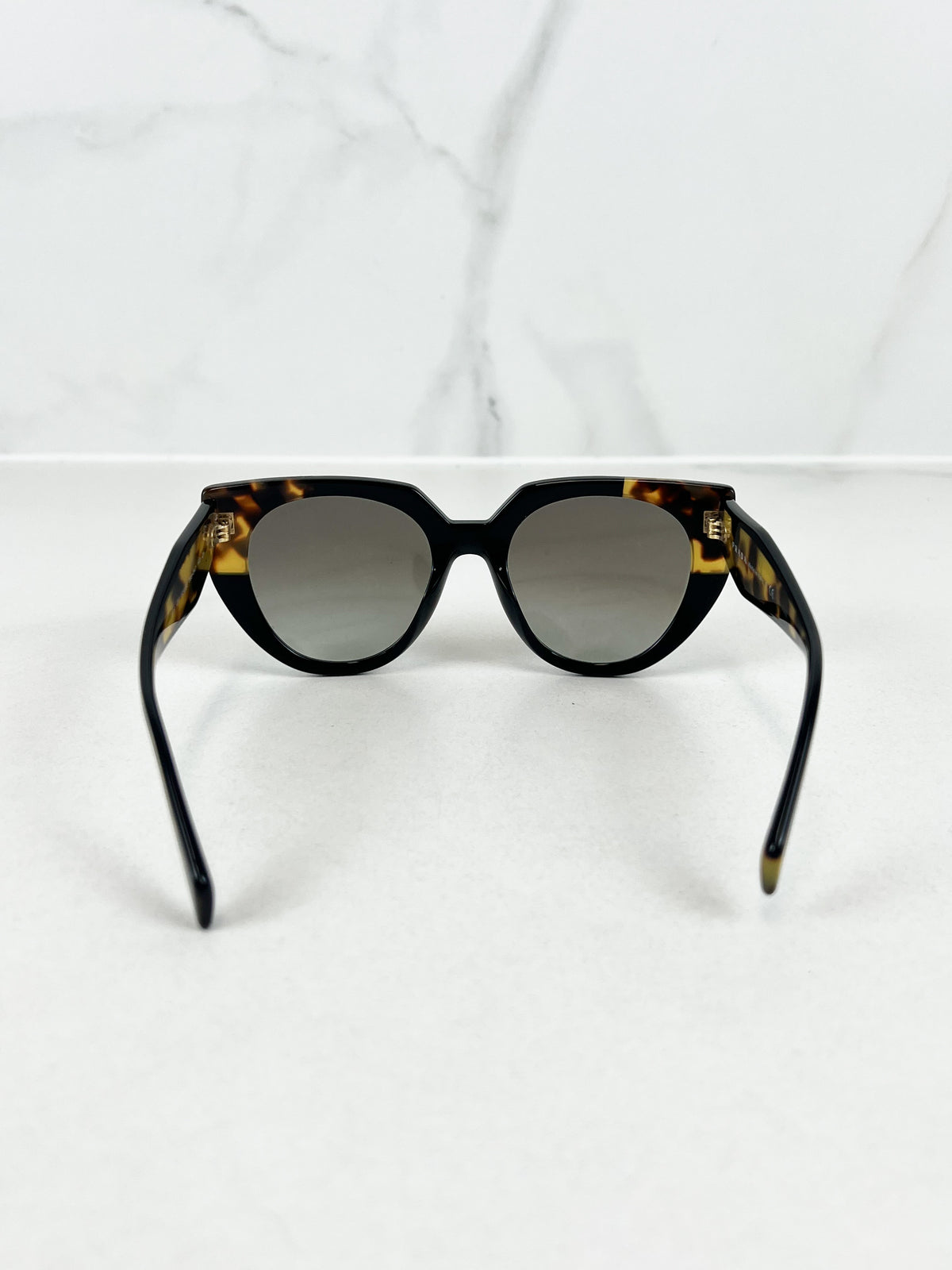 Prada Honey Tortoise Cat-Eye Sunglasses