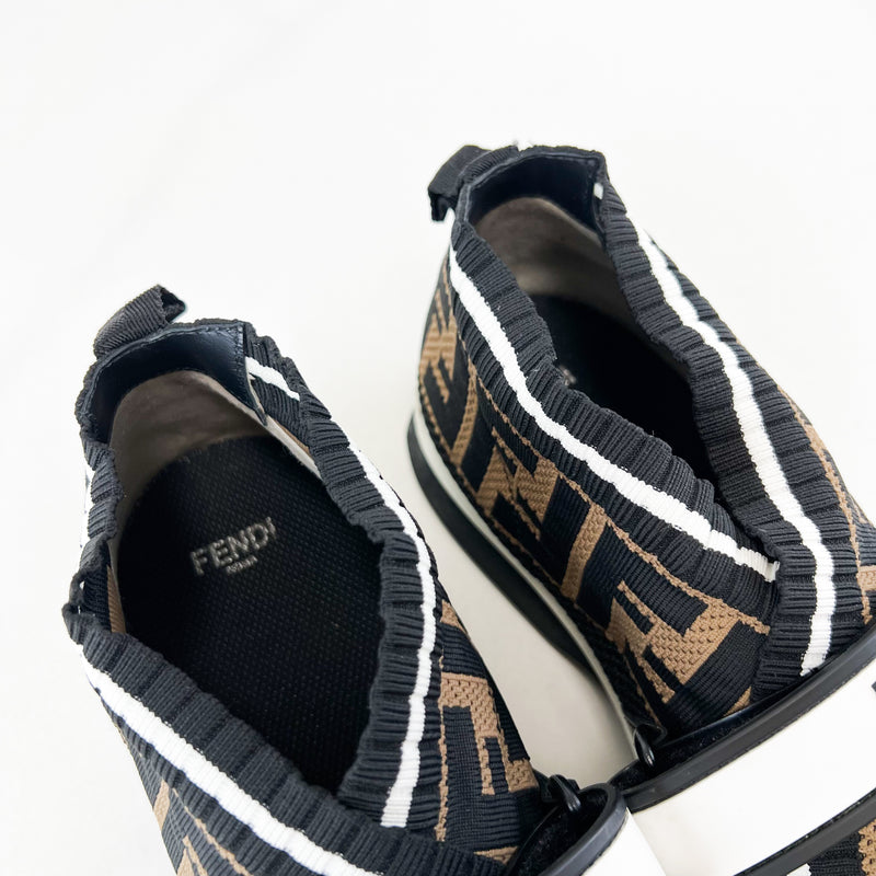 Fendi FF Fabric Sneaker Size 38
