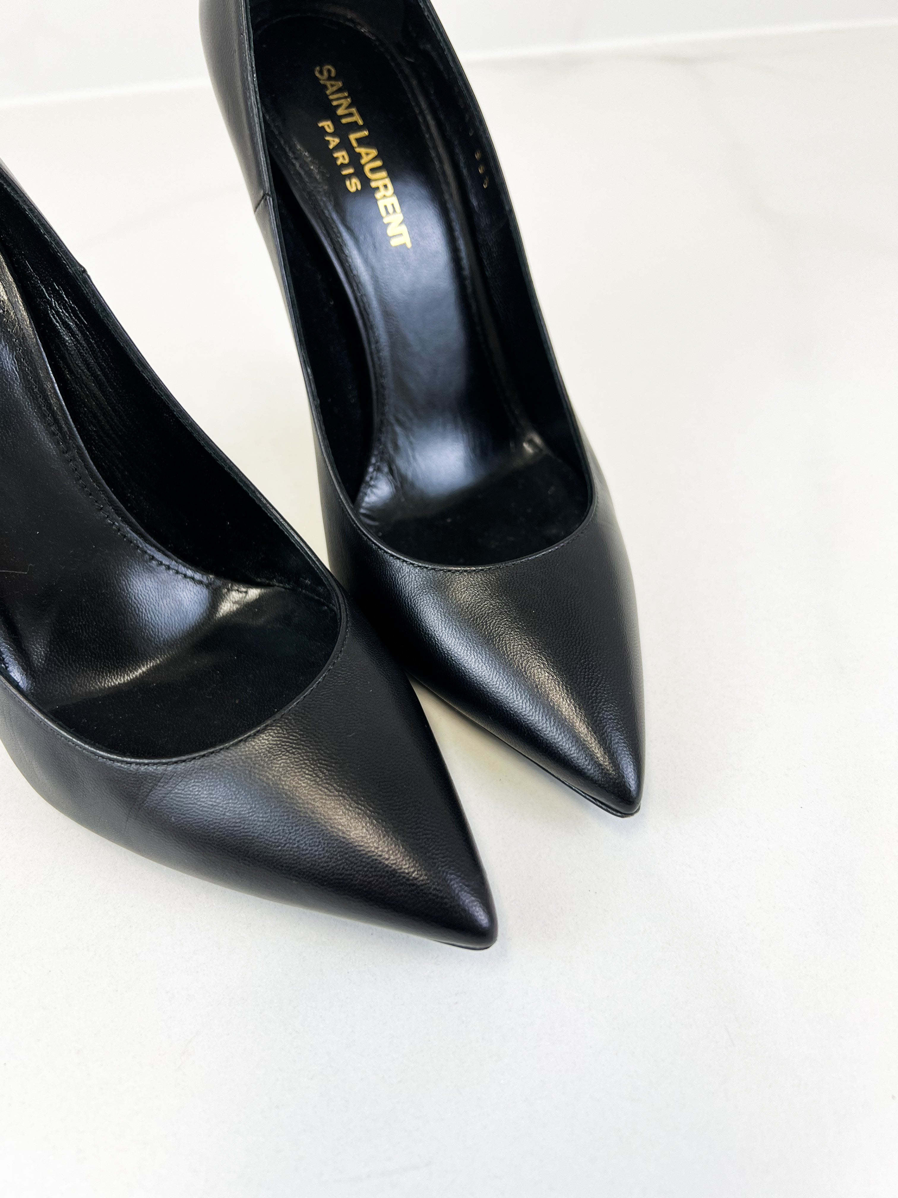 Saint Laurent Opyum Pump in Leather Size 36.5