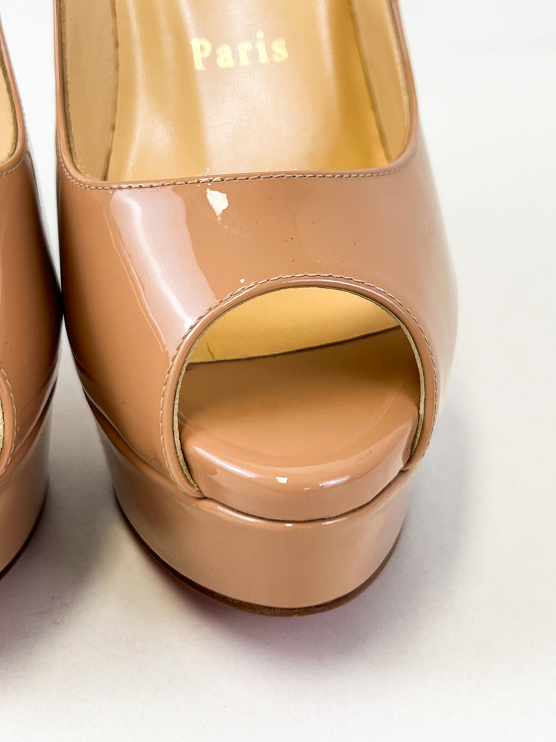 Christian Louboutin Lady Peep 150mm Size 35.5