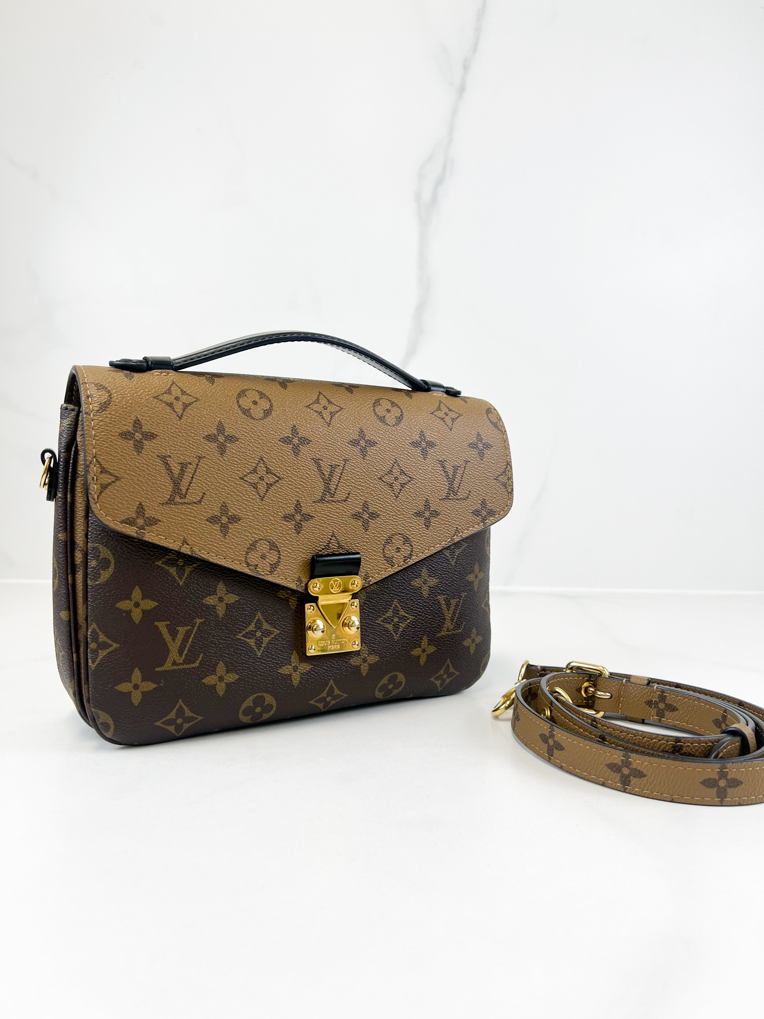 Louis Vuitton Monogram Reverse Pochette Metis