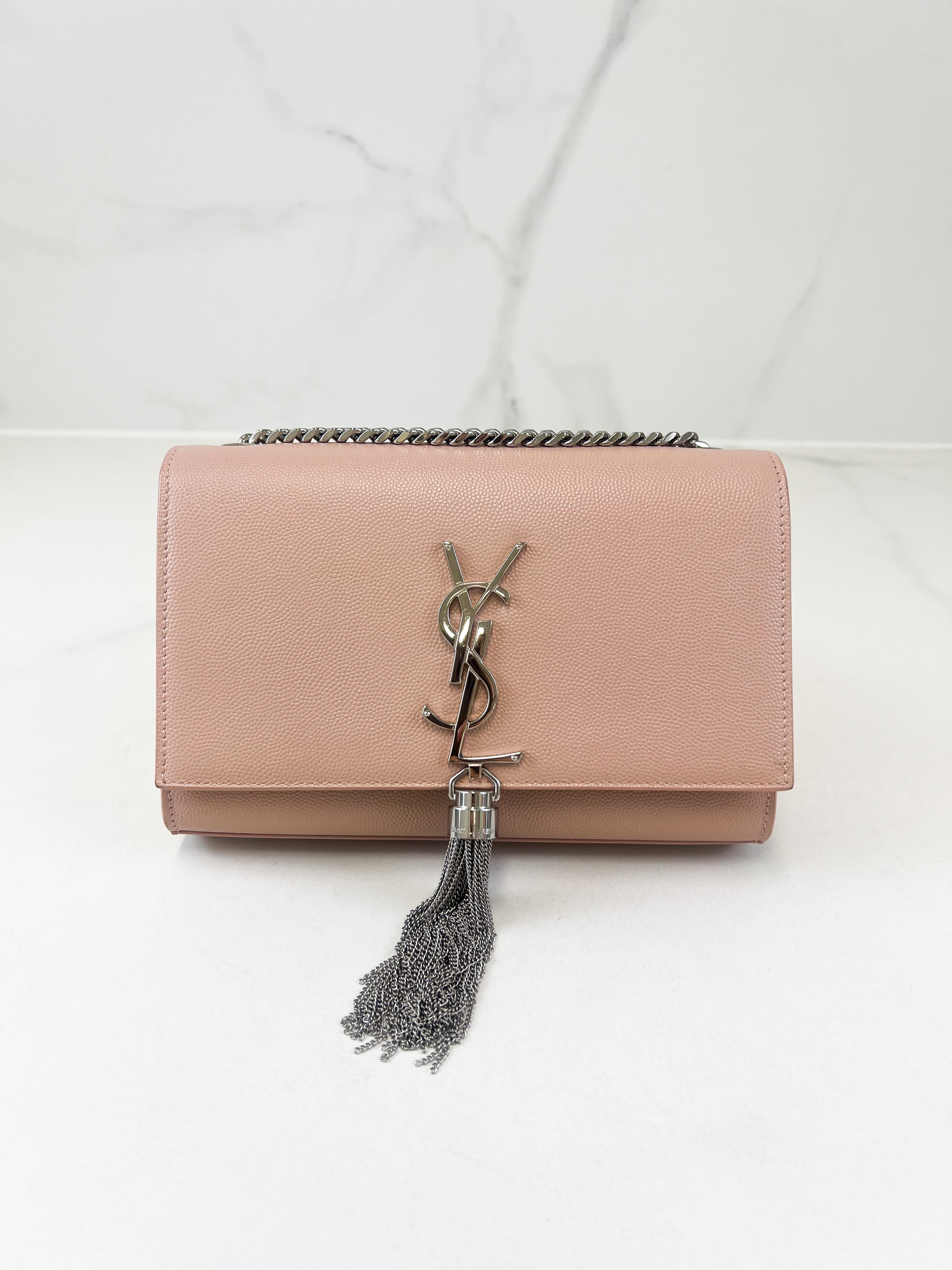 Saint Laurent Kate Tassel Chain Wallet