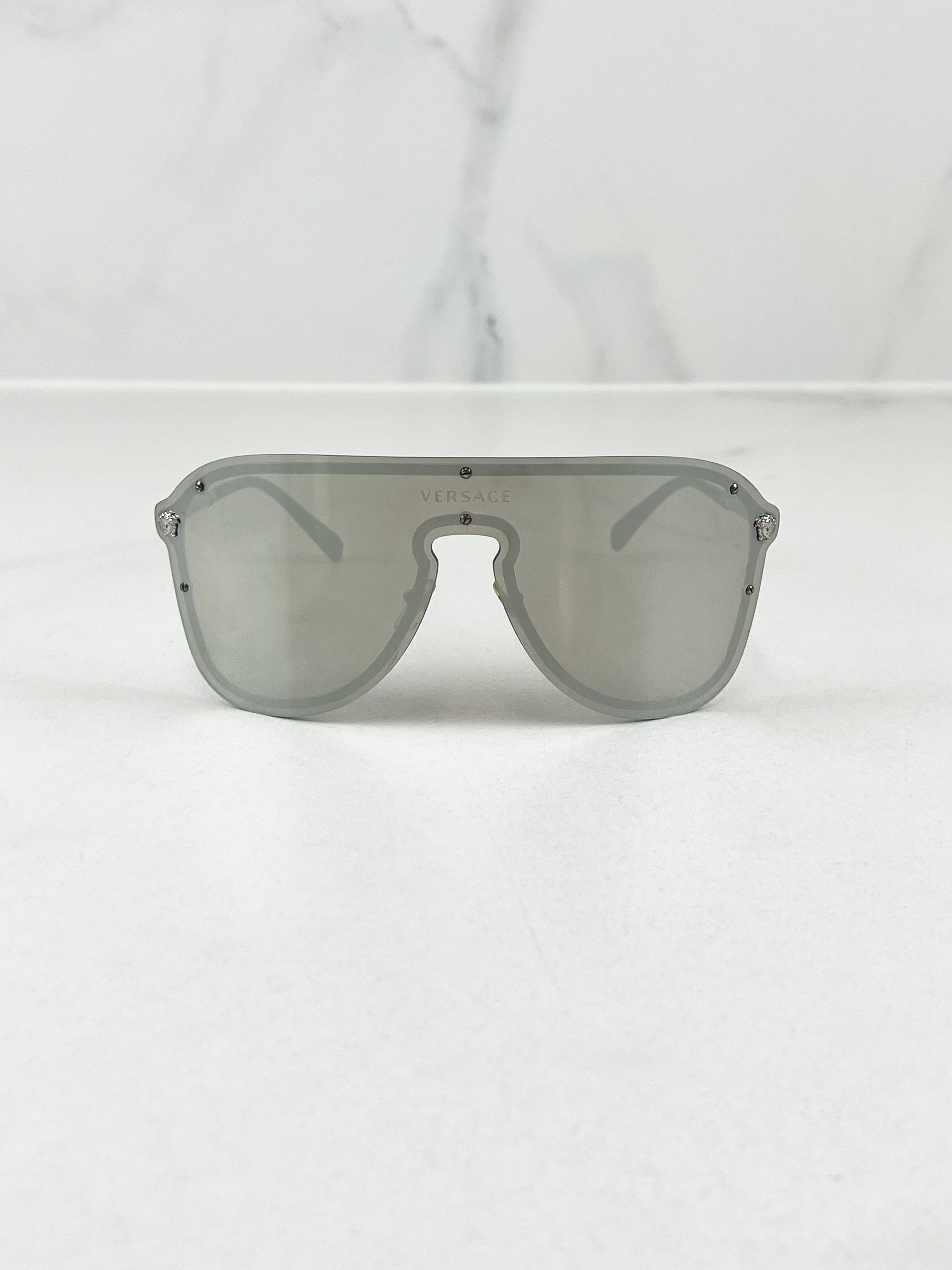 Versace Large Reflective Sunglasses