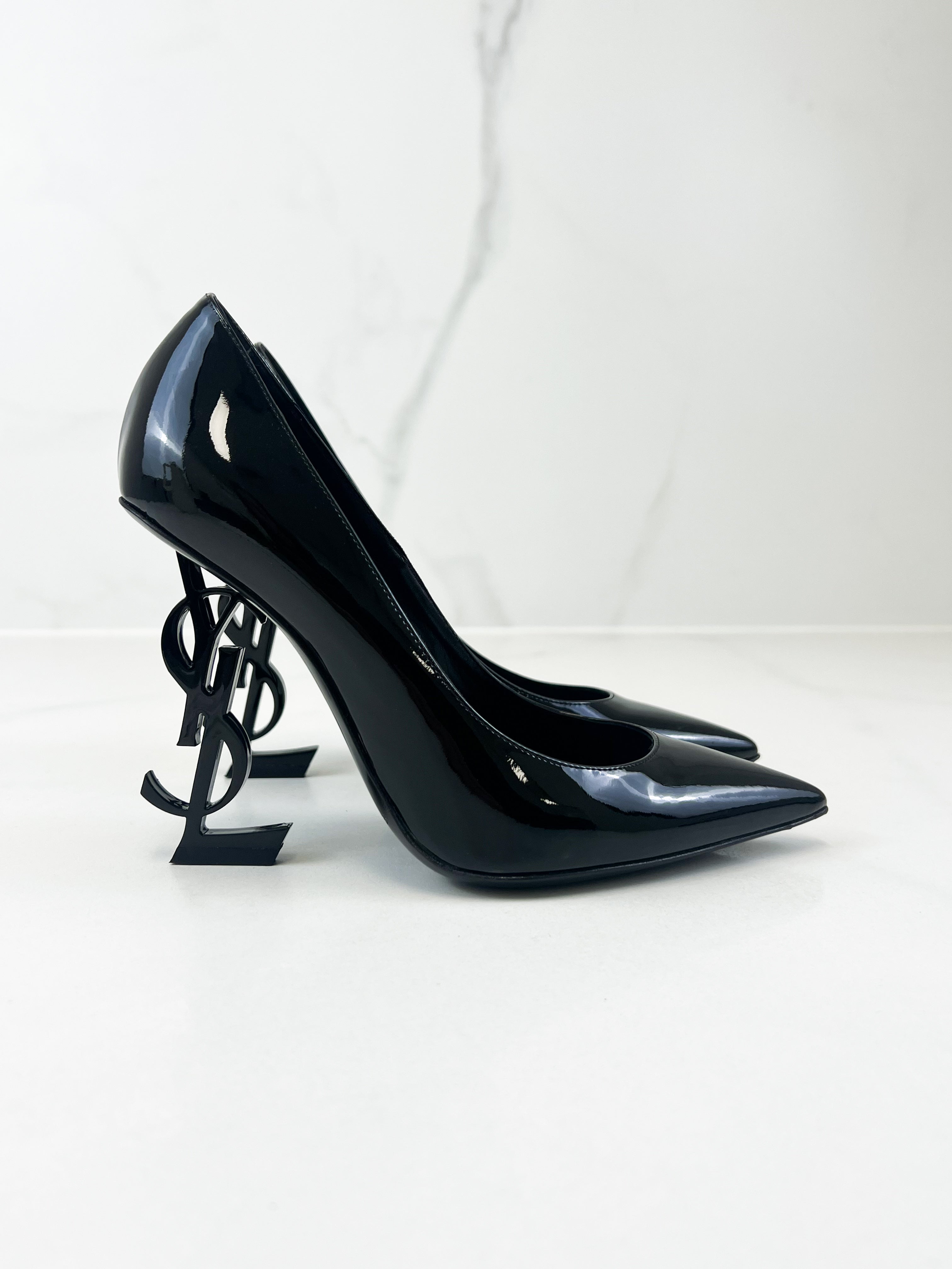 Saint Laurent Opyum Pump in Patent Leather Size 35