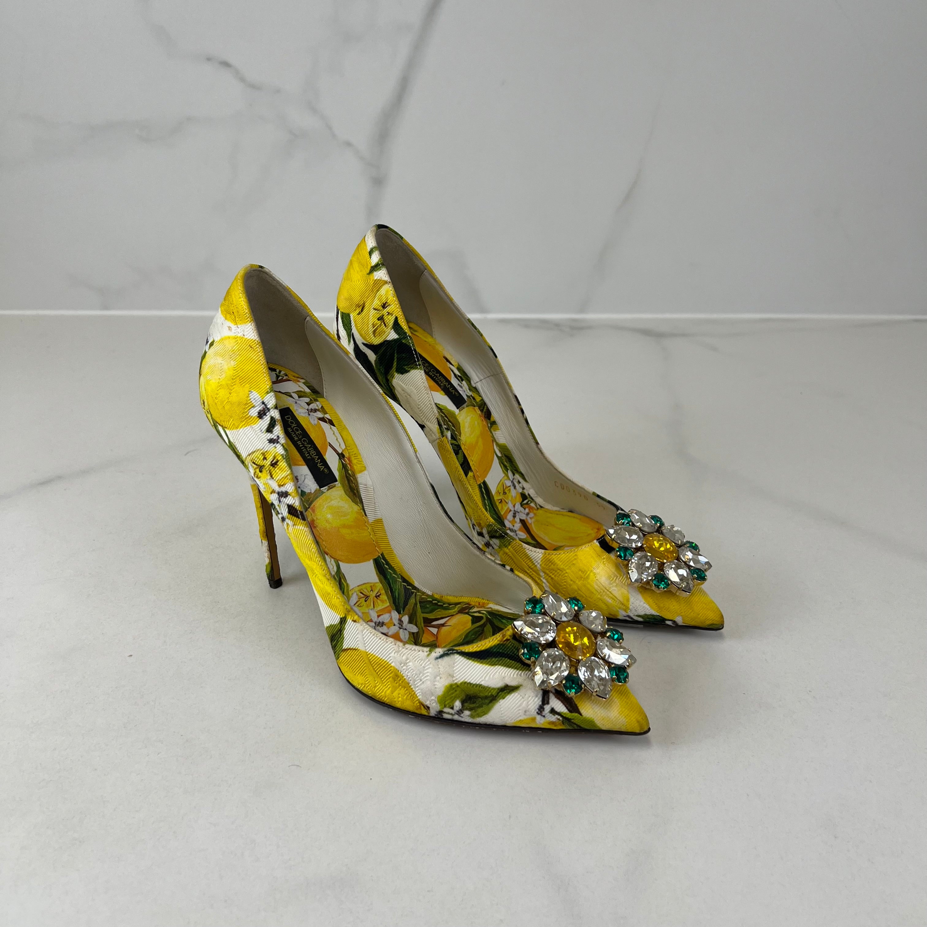 Dolce & Gabbana Crystal Pump Size 39