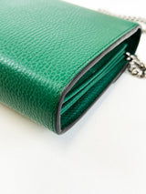 Gucci Green Dionysus Chain Wallet