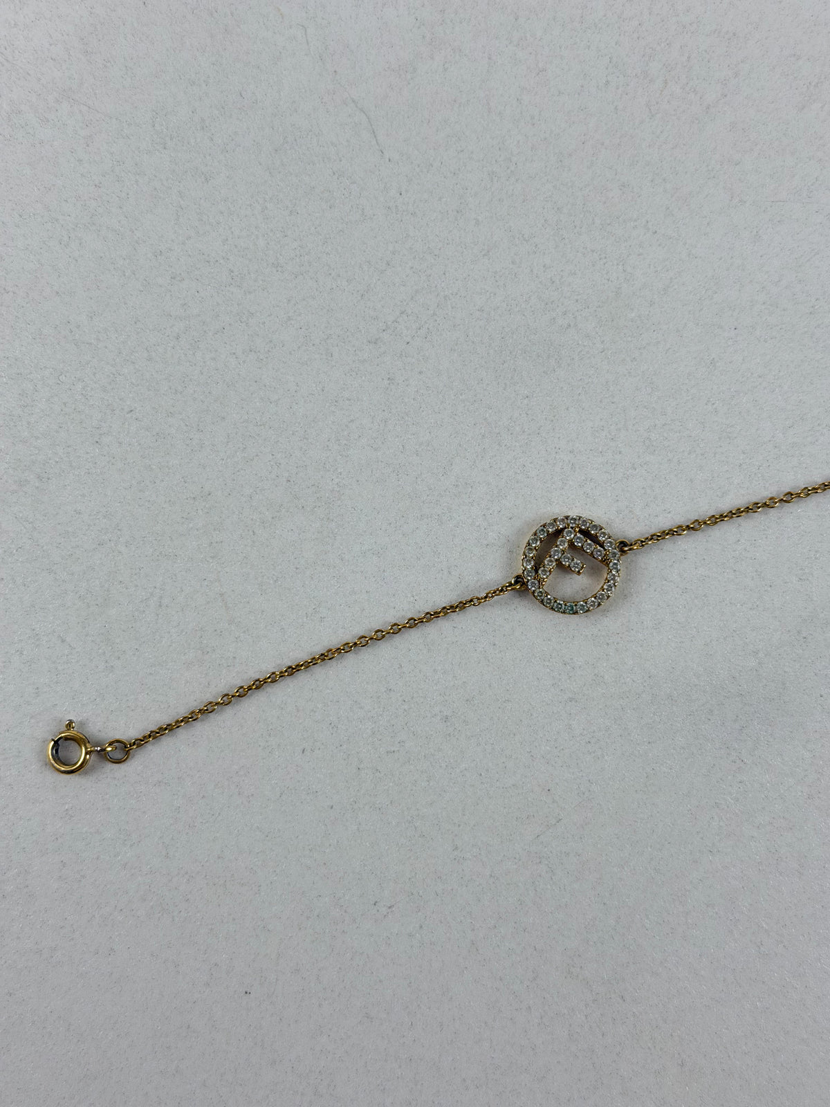 F is Fendi Bracelet in Gold Tone