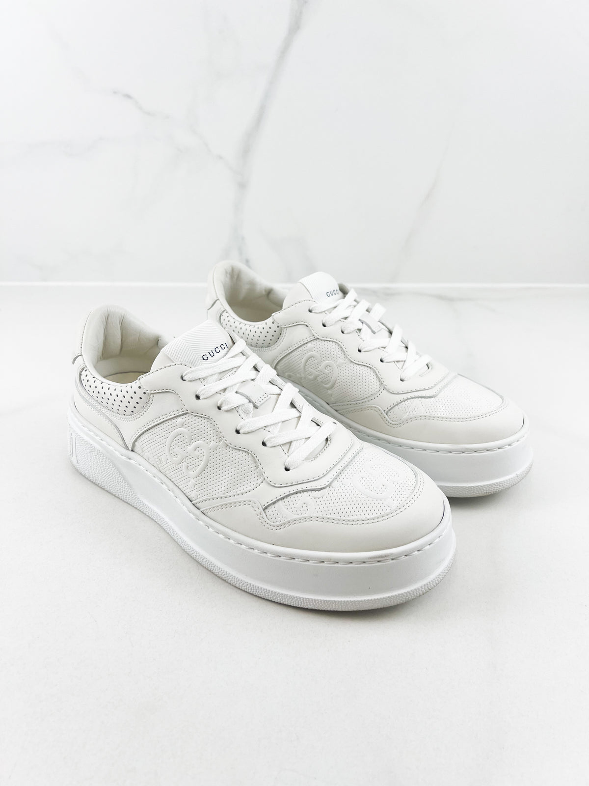 Gucci GG Embossed Sneaker Size 39