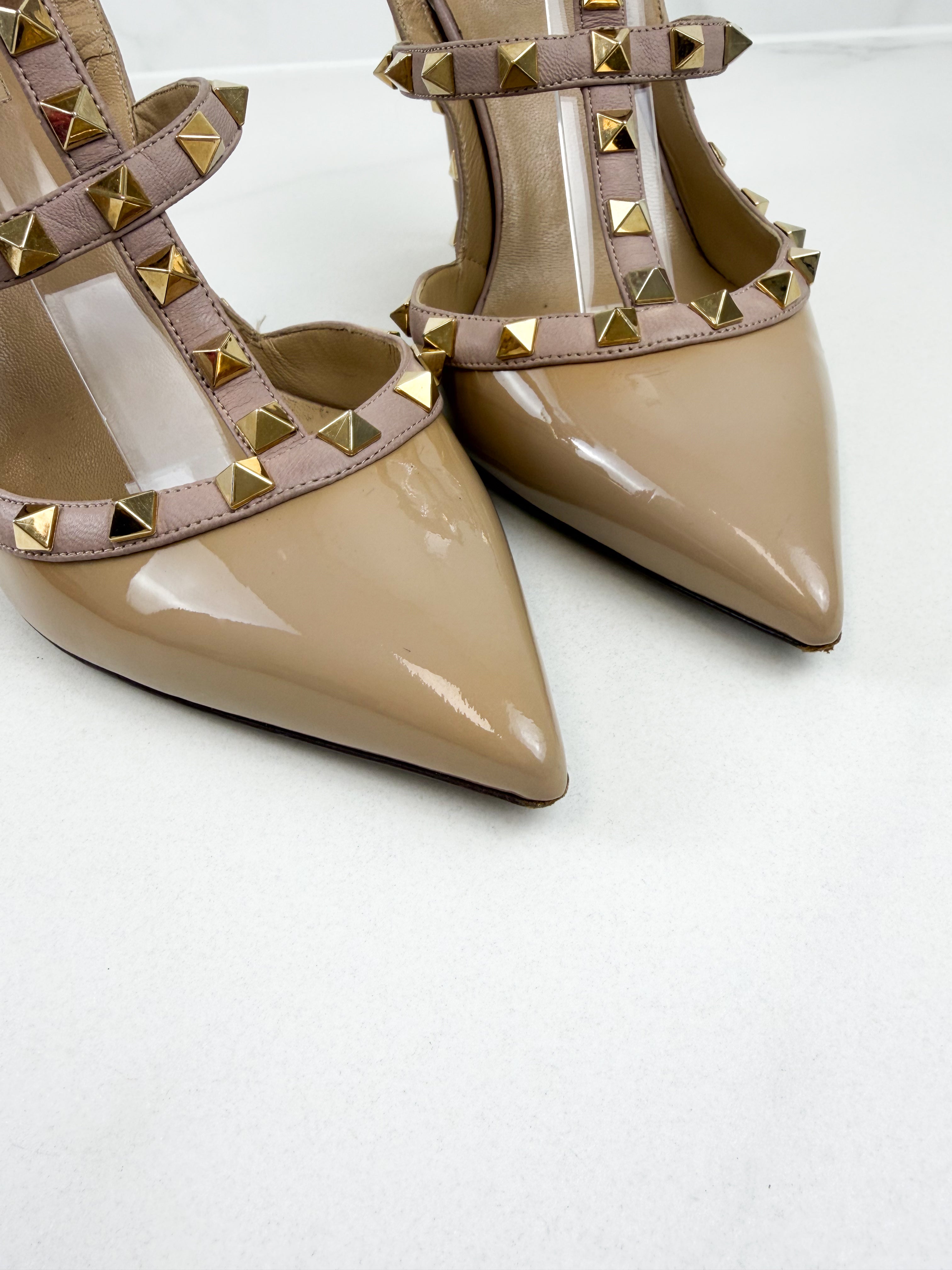Valentino Caged Rockstud Pumps Size 41