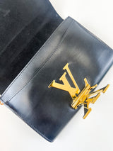 Louis Vuitton Black St Louise Chain Bag