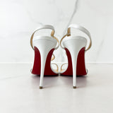 Christian Louboutin Rosalie 100mm White Size 37.5