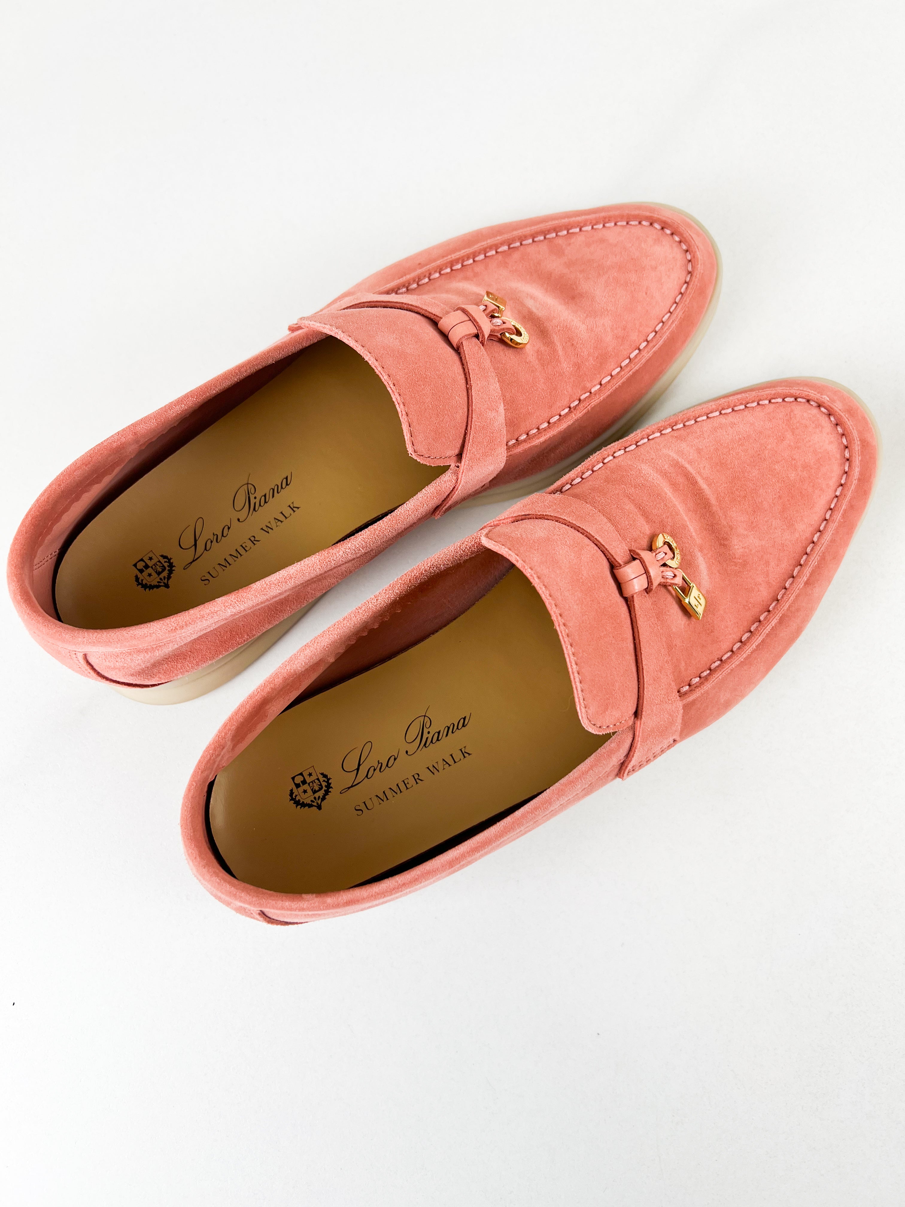 Loro Piana Summer Charms Walk 37 Coral Pink