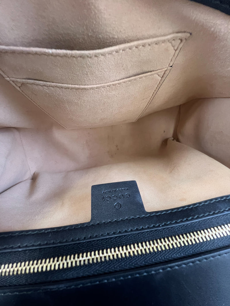 Gucci GG Guccisima Large Padlock Shoulder Bag