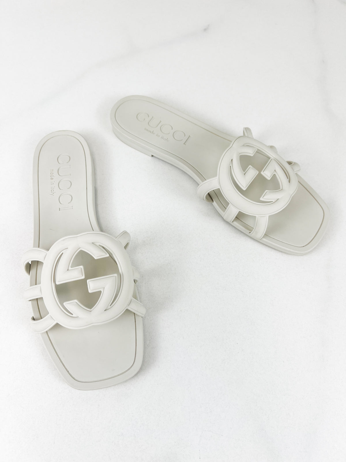 Gucci Interlocking GG Slides Size 37