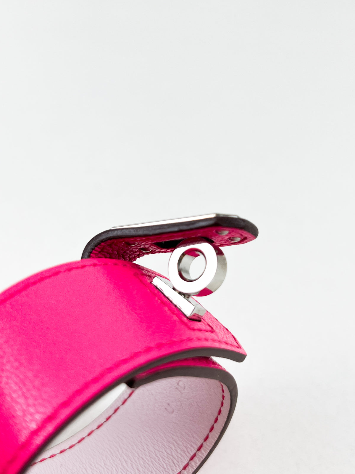 Hermes Kelly Twist Bracelet in Hot Pink