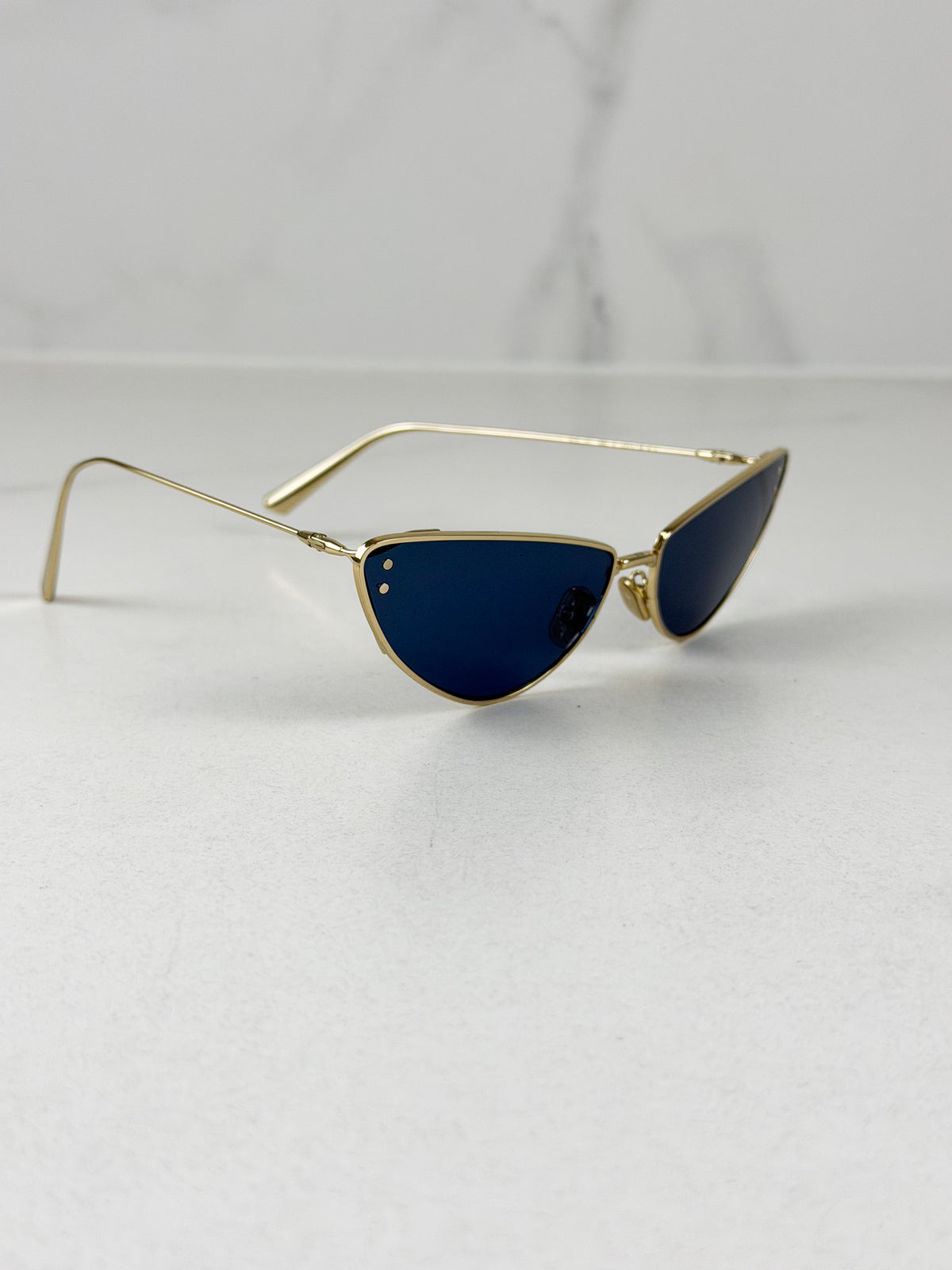 Christian Dior Gold Cat Eye Miss Dior Sunglasses