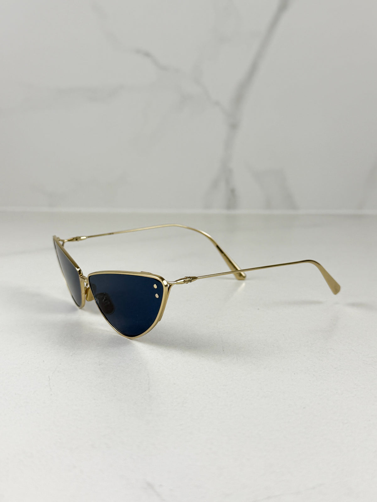 Christian Dior Gold Cat Eye Miss Dior Sunglasses