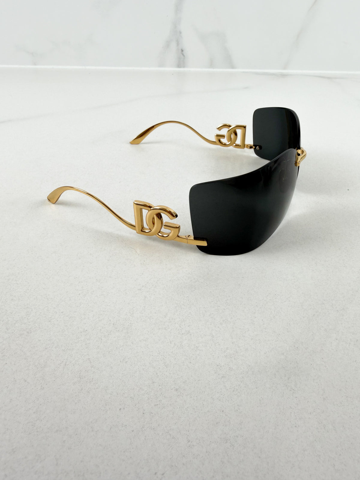 Dolce & Gabbana Black & Gold Sunglasses