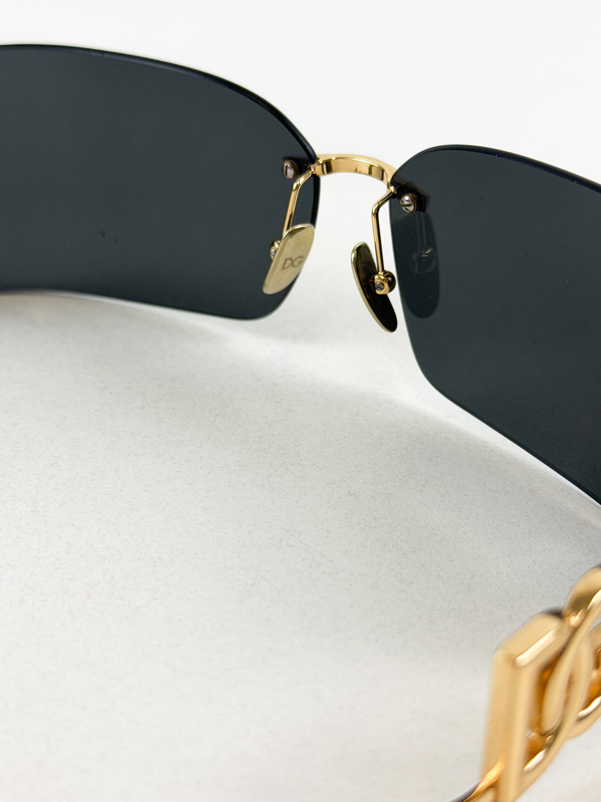 Dolce & Gabbana Black & Gold Sunglasses