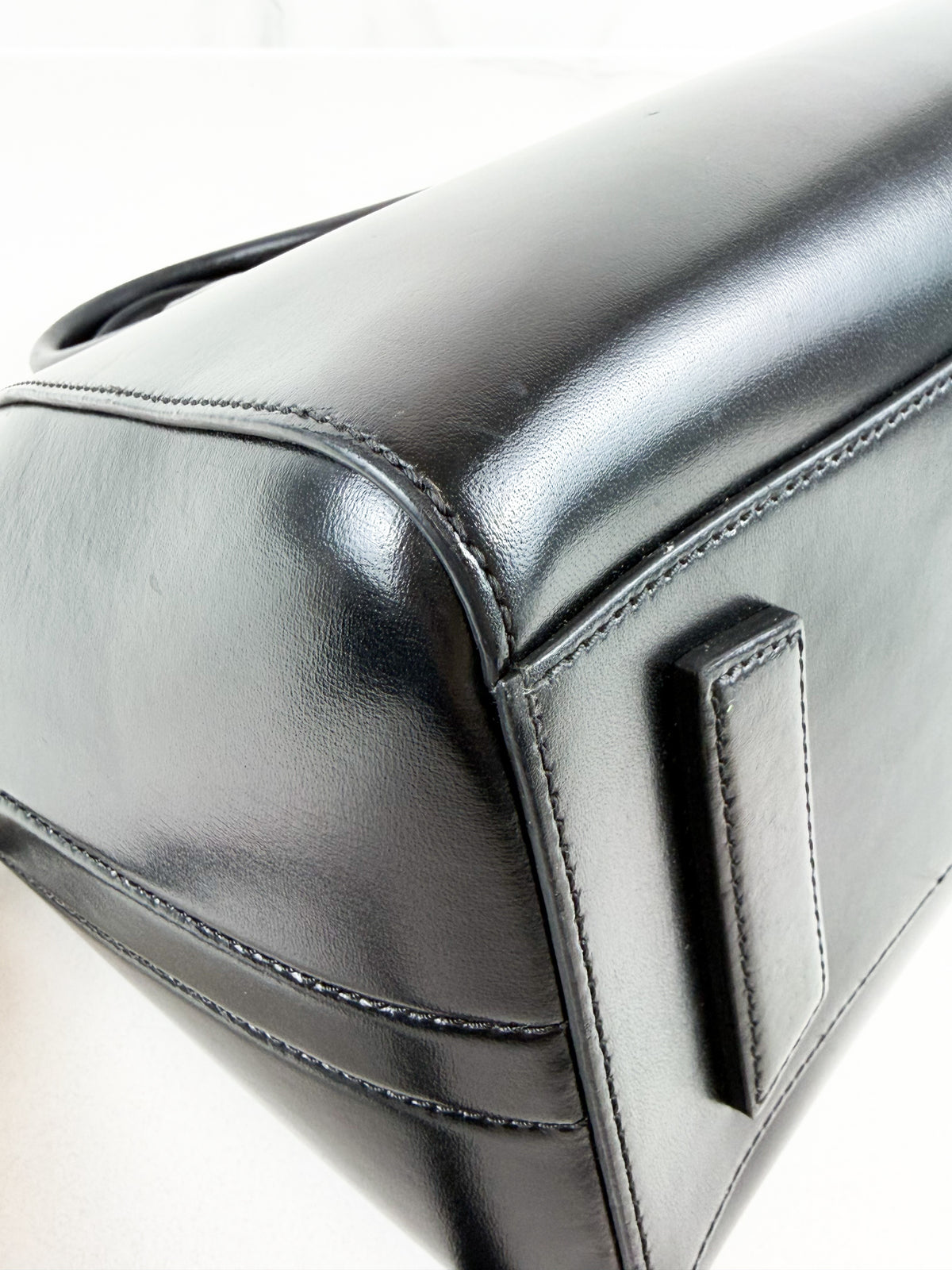 Givenchy Black Smooth Leather Small Antigona