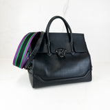 Versace La Medusa Leather Handbag