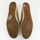 Burberry Checkered Canvas Hodgeson Espadrilles Size 41