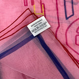 Hermes Caleche Pink Silk Scarf