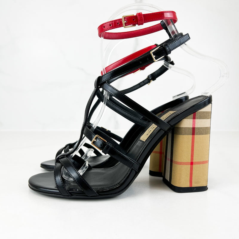 Burberry Leather Anthea Sandals Size 36
