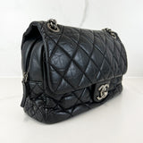 Chanel Portobello Quilted Aged Calfksin Shoulder Flap
