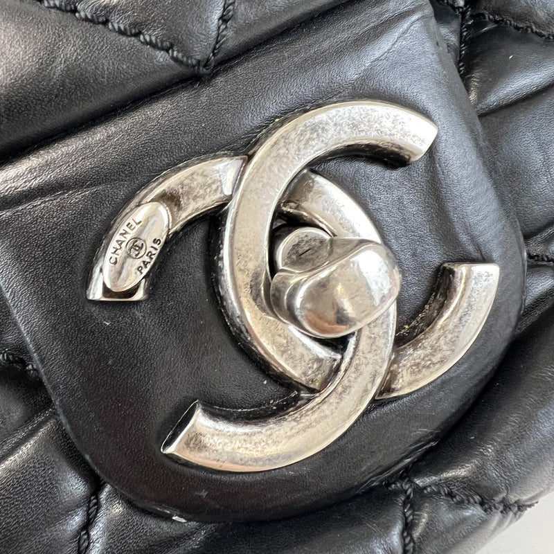 Chanel Portobello Quilted Aged Calfksin Shoulder Flap