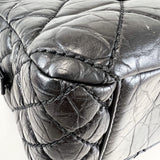 Chanel Portobello Quilted Aged Calfksin Shoulder Flap